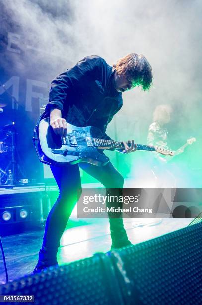 Catfish and the Bottlemen's Van McCann performs at The Amphitheater at the Wharf on September 6, 2017 in Orange Beach, Alabama.