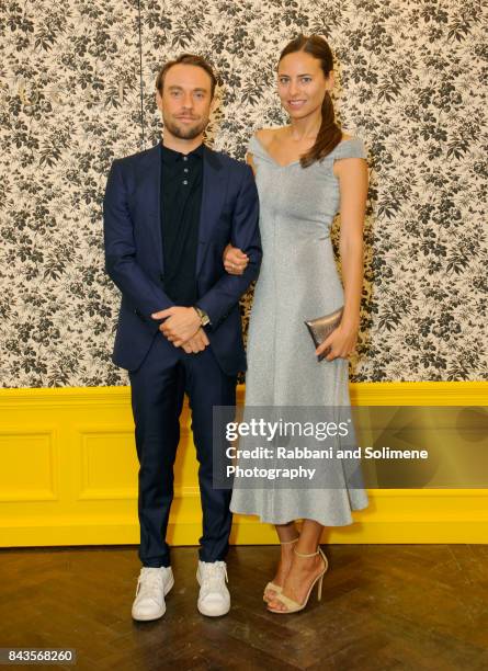 Reinaldo Leandro and Ariel Ashe attend Susan Chokachi and Linda Fargo host a private dinner to introduce Gucci Decor at BG Restaurant, Bergdorf...