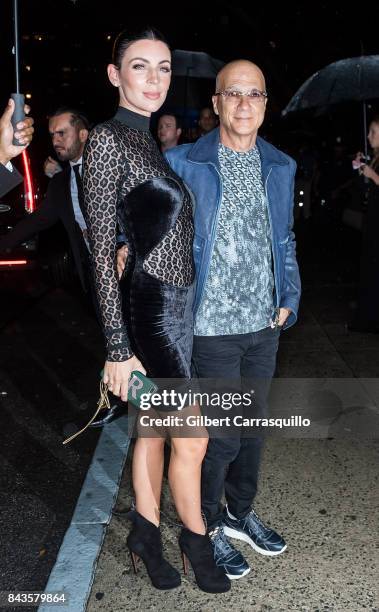 Liberty Ross and Jimmy Iovine arrive to the Tom Ford Spring/Summer 2018 Runway Show at Park Avenue Armory on September 6, 2017 in New York City.