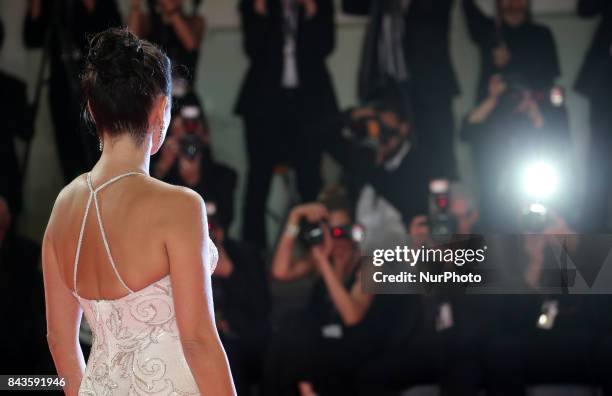 Venice, Italy. 06 September, 2017. Penelope Cruz attend the premiere of the movie 'Loving Pablo' presented out of competition at the 74th Venice Film...