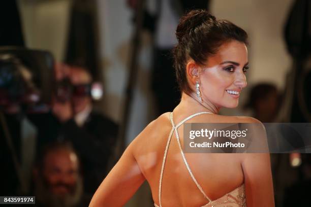 Venice, Italy. 06 September, 2017. Penelope Cruz attend the premiere of the movie 'Loving Pablo' presented out of competition at the 74th Venice Film...