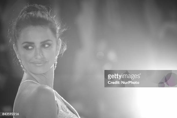 Venice, Italy. 06 September, 2017. Penelope Cruz attend the premiere of the movie 'Loving Pablo' presented out of competition at the 74th Venice Film...