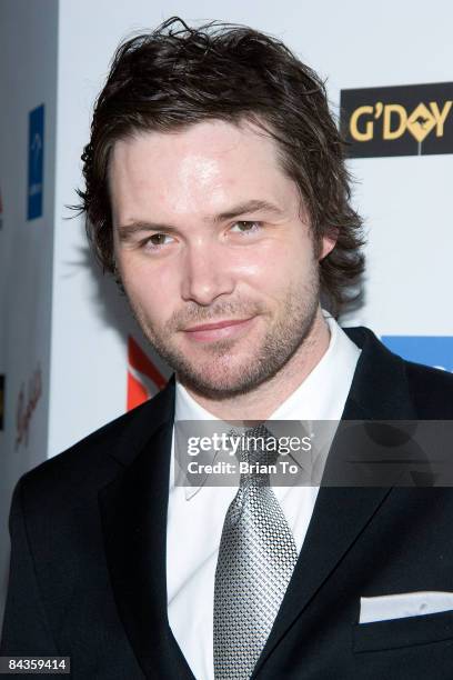 Michael Johns, who was on "American Idol", arrives at Australia Week 2009 Black Tie Gala - Arrivals at Hollywood & Highland - Grand Ballroom on...