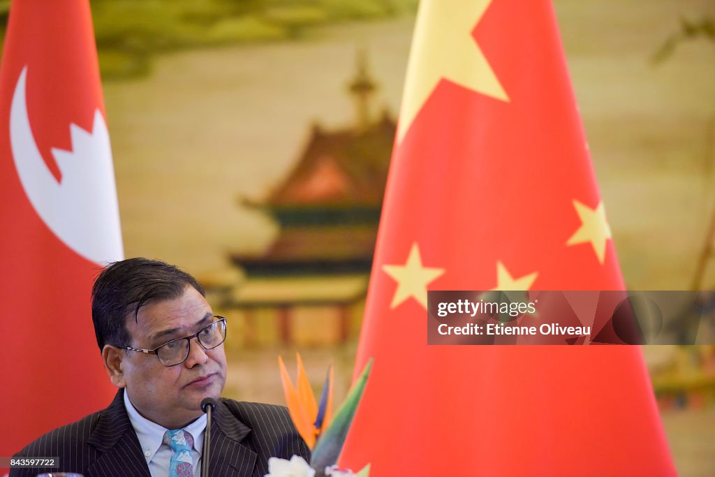 Deputy Prime Minister Of Nepal Krishna Bahadur Mahara Visits China