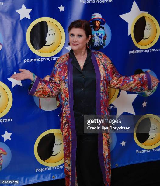 Carrie Fisher hosts Pajama Program's Obama Pajama Party Inauguration Charity Ball to Benefit Children in Need at Ronald Reagan Building on January...