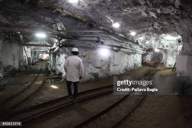 In the long underground tunnel leading to the new laboratory. India has inaugurated its deepest underground lab located half a kilometre below the...