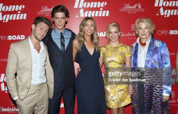 Actors Jon Rudnitsky, Pico Alexander, director Hallie Meyers-Shyer, actresses Reese Witherspoon and Candice Bergen attend the screening of Open Road...