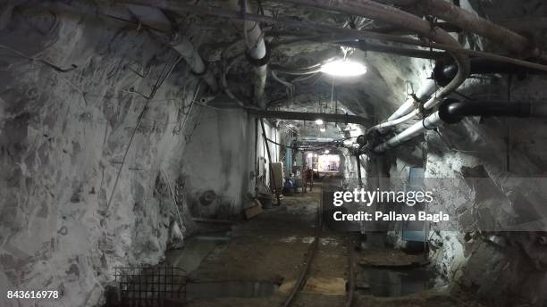 In the tunnel leading to the lab. India has inaugurated its deepest underground lab located half a kilometre below the surface called Jadugoda...