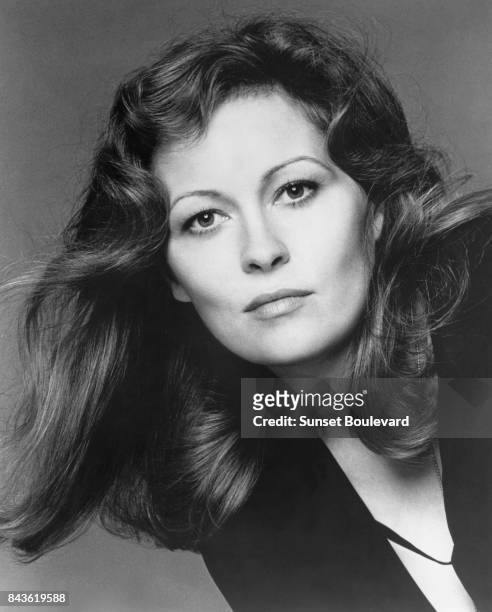 American actress Faye Dunaway in Network directed by Sidney Lumet