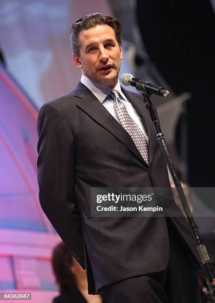 Actor Billy Baldwin attends the Creative Coalition's Students Inaugural Program at the Cole Field House at the University of Maryland on January 19,...