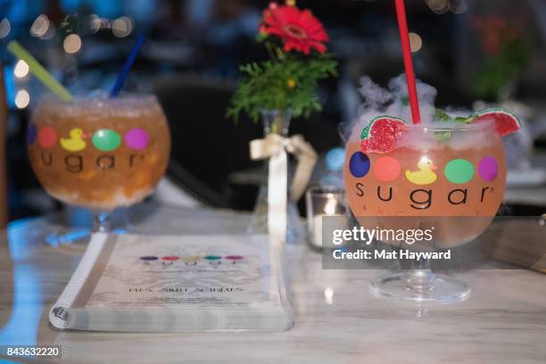 General view of atmosphere during the Grand Opening Of Sugar Factory American Brasserieon September 6, 2017 in Bellevue, Washington.