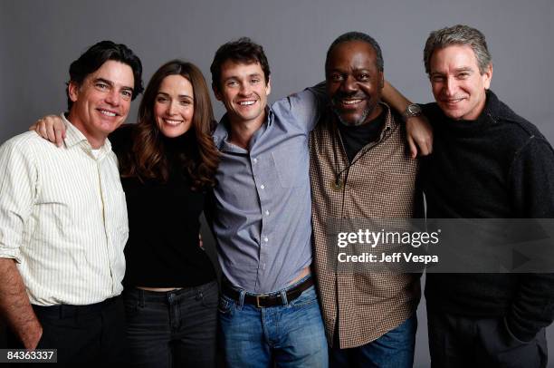 Actor Peter Gallagher, actress Rose Byrne, actor Hugh Dancy, actor Frankie Faison and writer/director Max Mayer poses for a portrait during the 2009...