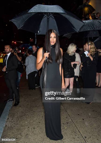 Singer Ciara arrives to the Tom Ford Spring/Summer 2018 Runway Show at Park Avenue Armory on September 6, 2017 in New York City.