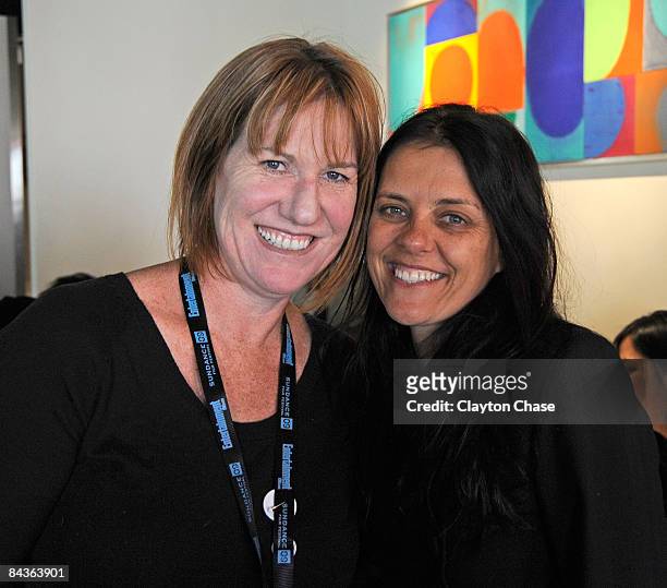 Producer Rachel Jean and Director/producer Katie Wolfe attend the Native Forum Brunch during the 2009 Sundance Film Festival on January 19, 2009 in...