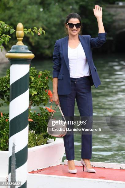 Luisa Ranieri is seen during the 74th Venice Film Festival on September 7, 2017 in Venice, Italy.