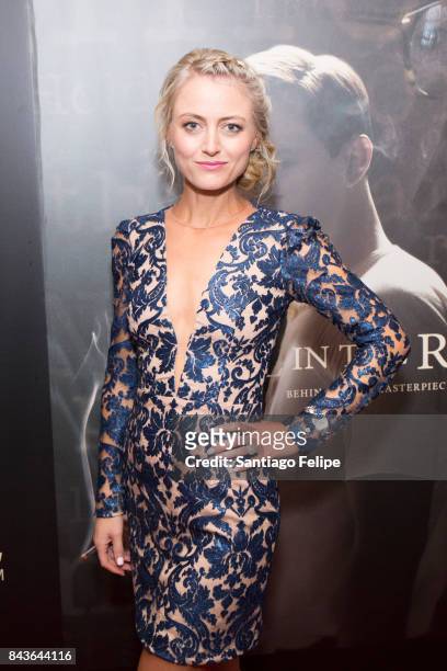 Amy Rutberg attends "Rebel In The Rye" New York Premiere at Metrograph on September 6, 2017 in New York City.