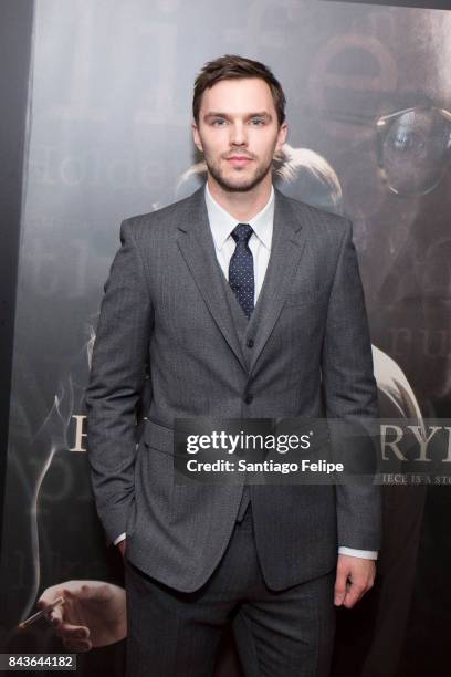 Nicholas Hoult attends "Rebel In The Rye" New York Premiere at Metrograph on September 6, 2017 in New York City.