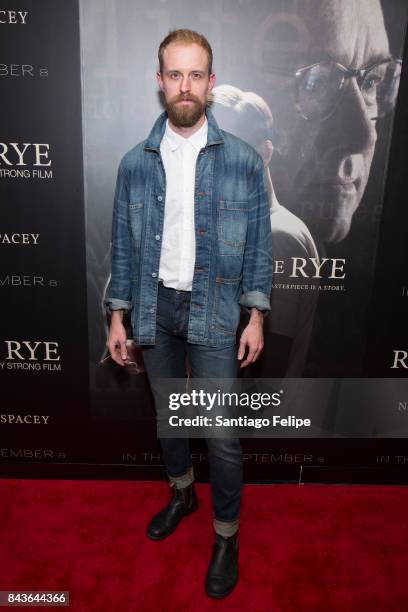 Adam David Thompson attends "Rebel In The Rye" New York Premiere at Metrograph on September 6, 2017 in New York City.