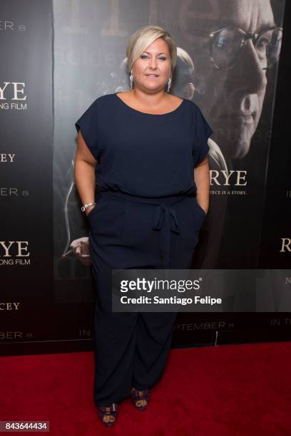 Christina Papagjika attends "Rebel In The Rye" New York Premiere at Metrograph on September 6, 2017 in New York City.