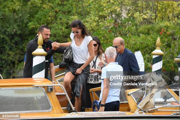 Gloria Bellicchi is seen during the 74th Venice Film Festival on September 7, 2017 in Venice, Italy.