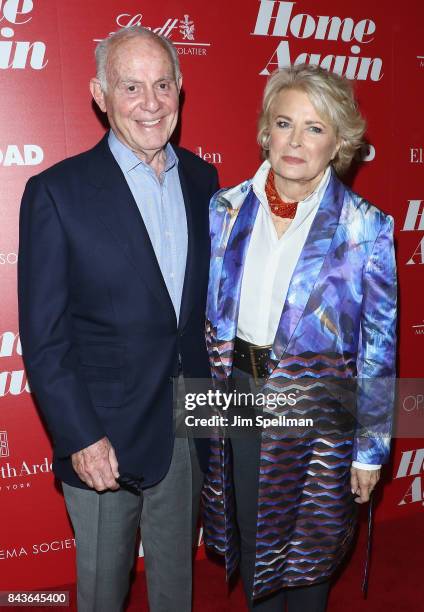 Marshall Rose and actress Candice Bergen attend the screening of Open Road Films' "Home Again" hosted by The Cinema Society with Elizabeth Arden and...
