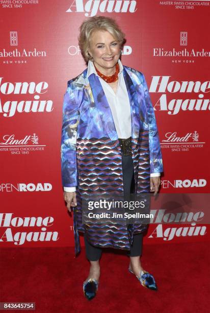 Actress Candice Bergen attends the screening of Open Road Films' "Home Again" hosted by The Cinema Society with Elizabeth Arden and Lindt Chocolate...