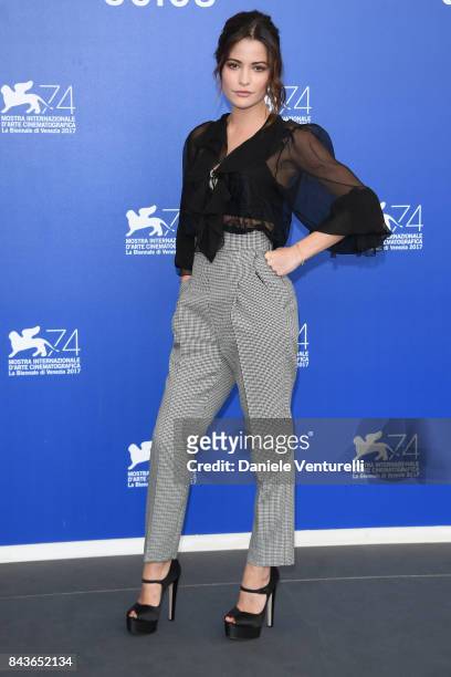 Giulia Elettra Gorietti attends the 'Manuel' photocall during the 74th Venice Film Festival at Sala Casino on September 7, 2017 in Venice, Italy.