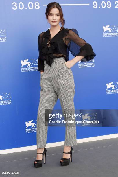Giulia Elettra Gorietti attends the 'Manuel' photocall during the 74th Venice Film Festival at Sala Casino on September 7, 2017 in Venice, Italy.