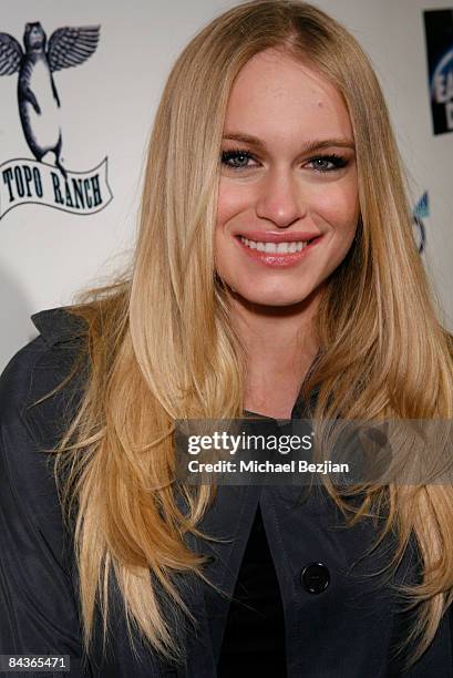 Actress Leven Rambin at The Green Lodge and Skype host the "Big River Man" Premiere Party on January 16, 2009 in Park City, Utah.