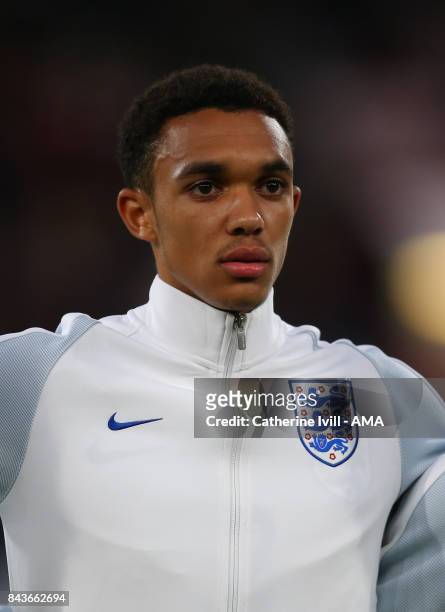 Trent Alexander-Arnold of England U21 during the UEFA Under 21 Championship Qualifier match between England and Latvia at Vitality Stadium on...