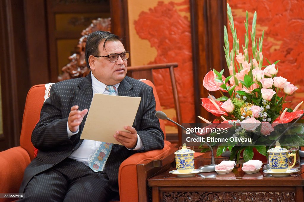 Deputy Prime Minister Of Nepal Krishna Bahadur Mahara Visits China
