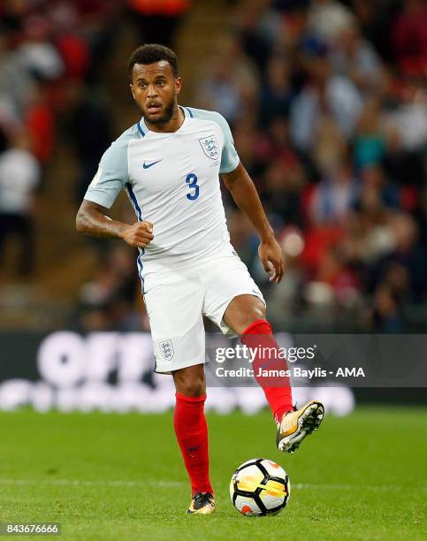 Ryan Bertrand of England during the FIFA 2018 World Cup Qualifier between England and Slovakia at Wembley Stadium on September 4, 2017 in London,...