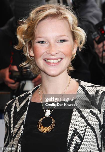 Actress Joanna Page arrives for the South Bank Show Awards at the Dorchester Hotel on January 20, 2009 in London, England.