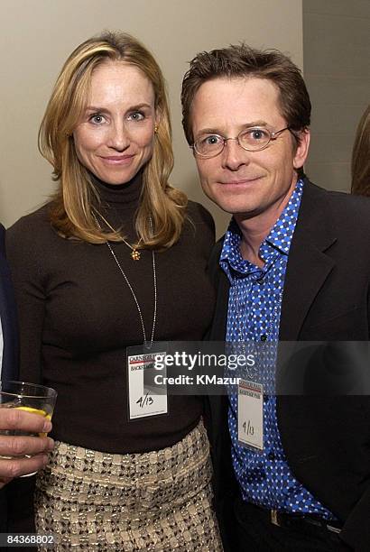 Tracy Pollan and Michael J. Fox