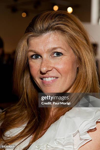 Connie Britton poses at the Creative Coalition's Students Inaugural Program at the Cole Field House at the University of Maryland on January 19, 2009...