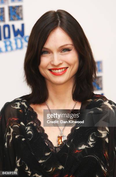 Sophie Ellis Bextor poses in the media room at the South Bank Show Awards at the Dorchester Hotel on January 20, 2009 in London, England.