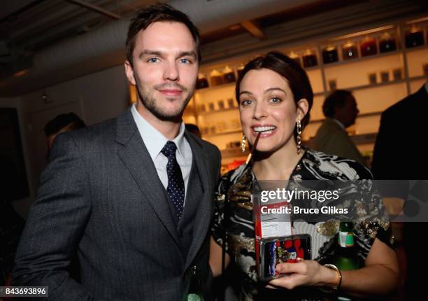 Nicholas Hoult and Riley Keough arrive at the New York Premiere of "Rebel in The Rye" at Metrograph on September 6, 2017 in New York City.