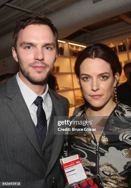 Nicholas Hoult and Riley Keough arrive at the New York Premiere of "Rebel in The Rye" at Metrograph on September 6, 2017 in New York City.