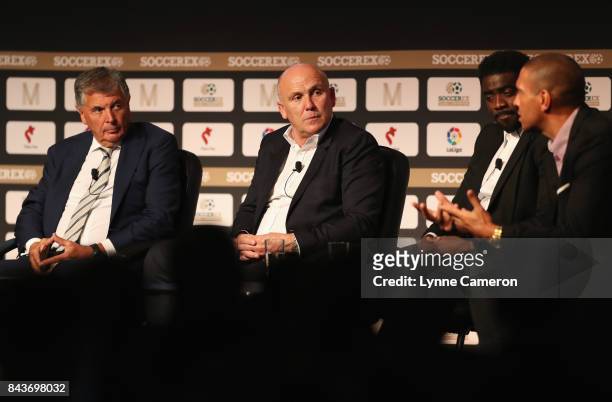 David Dein, The FA former Vice-Chairman, Mike Phelan, Hull City former coach, Kolo Toure, former Arsenal & Manchester City player and Stan Collymore,...