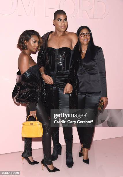 Johnson attends the Tom Ford fashion show during New York Fashion Week on September 6, 2017 in New York City.