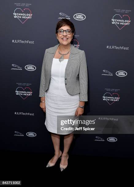 Benita Mehra attends the Technology with Heart: Jaguar Land Rover's Tech Fest at Central St Martins on September 7, 2017 in London, England.