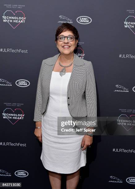 Benita Mehra attends the Technology with Heart: Jaguar Land Rover's Tech Fest at Central St Martins on September 7, 2017 in London, England.