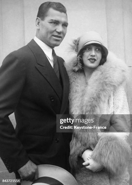 Le boxeur allemand Max Schmeling et sa femme Anny Ondra, circa 1930.