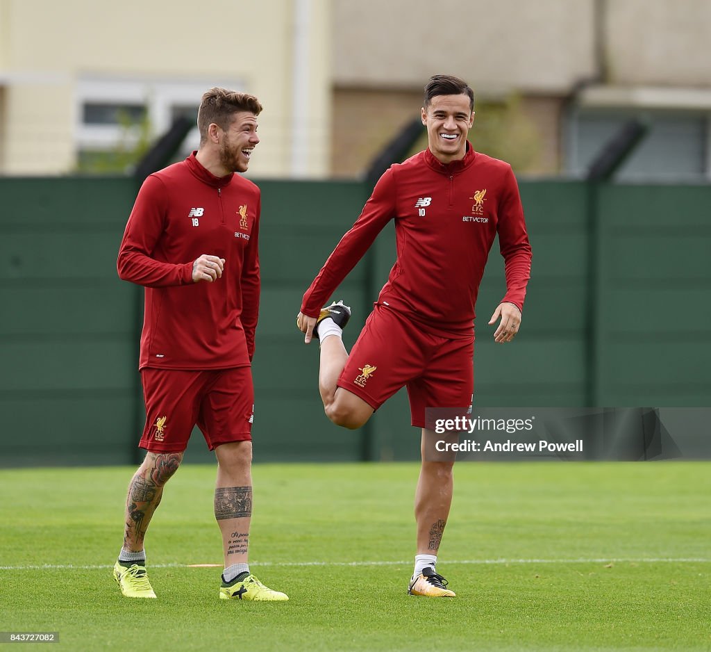 Liverpool FC Training Session