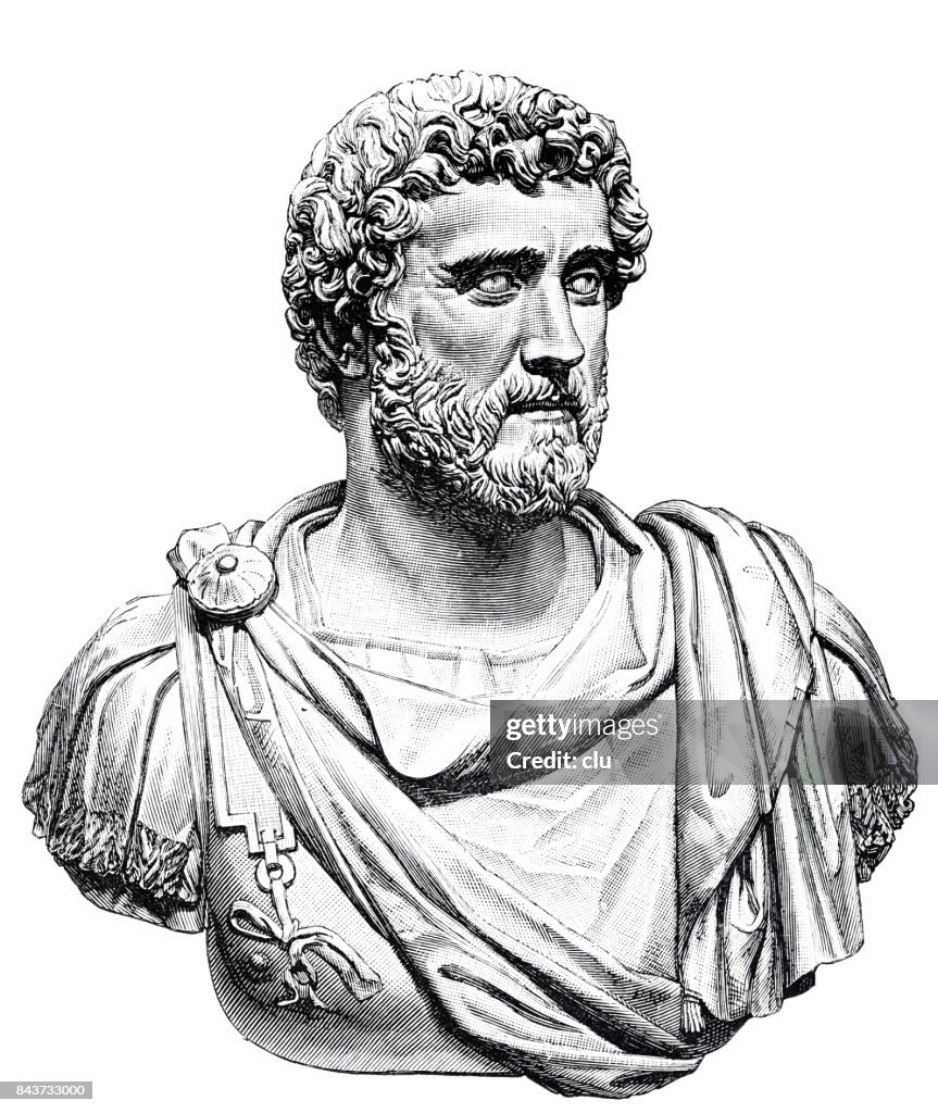 Bust Of Antoninus Pius High-Res Vector Graphic - Getty Images