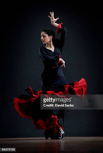flamenco dancer - flamencos stock-fotos und bilder