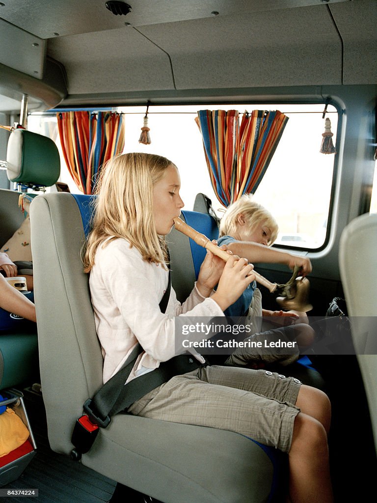 Children in Van