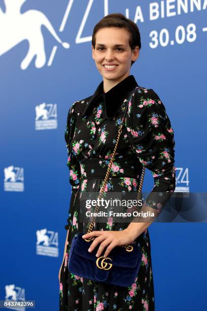 Sara Serraiocco attends the 'Brutti E Cattivi' photocall during the 74th Venice Film Festival at Sala Casino on September 7, 2017 in Venice, Italy.