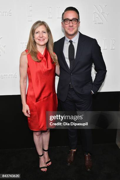 President, NBCU Lifestyle Networks, NBCU Cable Entertainment Frances Berwick and President of E! Entertainment Adam Stotsky attend the NYFW Kickoff...