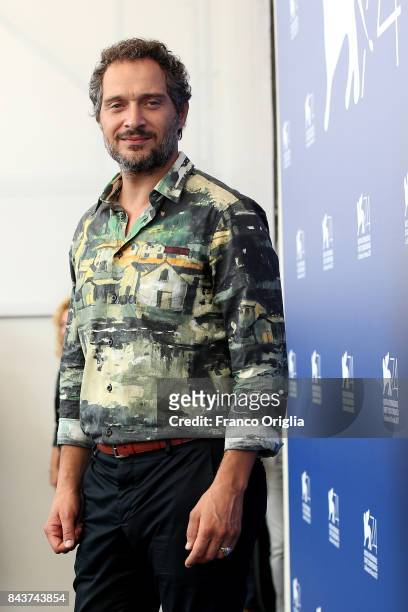 Claudio Santamaria attends the 'Brutti E Cattivi' photocall during the 74th Venice Film Festival at Sala Casino on September 7, 2017 in Venice, Italy.